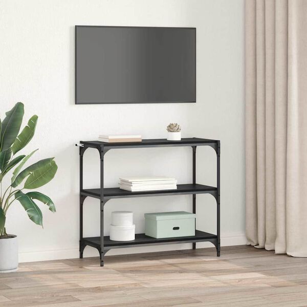 vidaXL Biblioth&egrave;que Ch&ecirc;ne noir 80 x 33 x 70,5 cm
