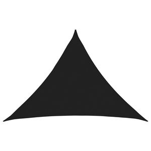 vidaXL Voile d'ombre Noir 7 x 5 x 5 m HDPE