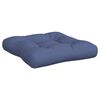 vidaXL Ensemble de coussins en palette bleu marine 60x38x13 cm tissu