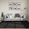 vidaXL Tapis OVIEDO &agrave; poils courts noir 200x200 cm