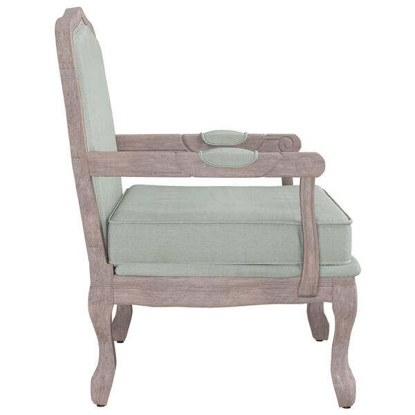 vidaXL Fauteuil gris clair 64x64x90 cm velours