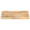 vidaXL Dessus de table Bois de manguier solide 25-27 mm 80x60 cm