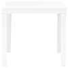 vidaXL Table de jardin avec 2 bancs Plastique Blanc
