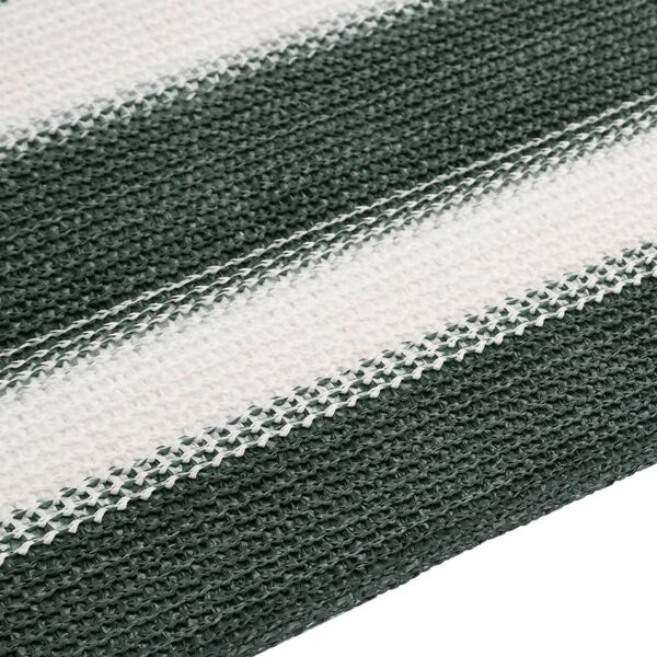 vidaXL Filet brise-vue vert et blanc 1,5x25 m PEHD 195 g/m&sup2;
