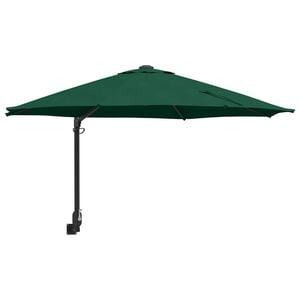 vidaXL Parasol de jardin 248 x 248 x 148 cm Polyester et Acier Vert