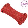 vidaXL Corde de bateau Rouge 4 mm 500 m Polypropyl&egrave;ne