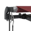 vidaXL Auvent r&eacute;tractable automatique bordeaux 450x350 cm