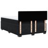 vidaXL Sommier &agrave; lattes de lit avec matelas Noir 140x200 cm Velours