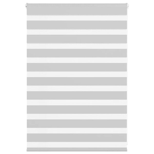 vidaXL Store z&egrave;bre gris clair largeur du tissu 105,9 cm polyester