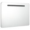 vidaXL Armoire de salle de bain &agrave; miroir LED 80x9,5x55 cm
