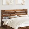 vidaXL T&ecirc;te de lit Bois Ancien 180 cm Bois d'ing&eacute;nierie