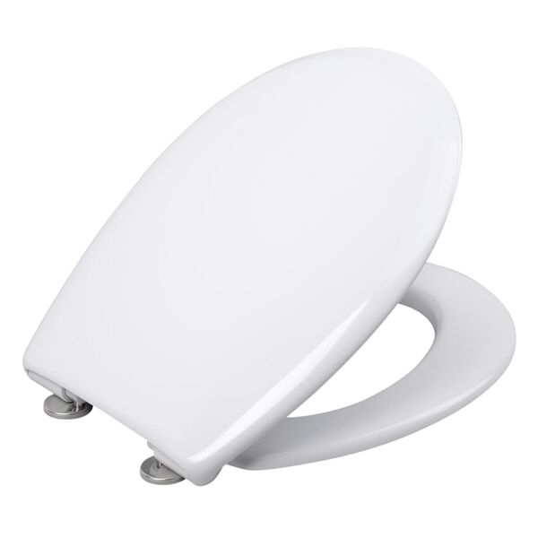 CORNAT Si&egrave;ge de toilette avec fermeture en douceur PREMIUM 1 blanc