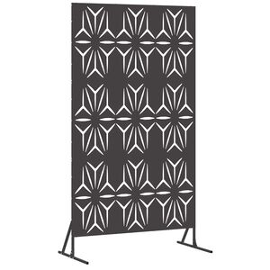 vidaXL &Eacute;cran de confidentialit&eacute; 100 x 50 x 180 cm Acier Noir
