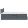 vidaXL Lit de Rangement avec matelas Gris fonc&eacute; 140 x 200 cm Velours