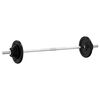 vidaXL Barre d'halt&egrave;res avec plaques 60 kg fonte