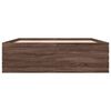 vidaXL Cadre de lit sans matelas ch&ecirc;ne marron 150x200 cm