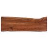 vidaXL Table console 115x35x76 cm Bois d'acacia massif et fer