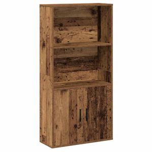 vidaXL Biblioth&egrave;que vieux bois 60x24x120 cm bois d'ing&eacute;nierie