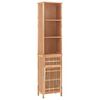 vidaXL Armoire de salle de bain 42x29x182 cm Bois massif de noyer