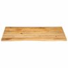 vidaXL Dessus de table &agrave; bord vivant 100x60x2,5cm bois massif manguier