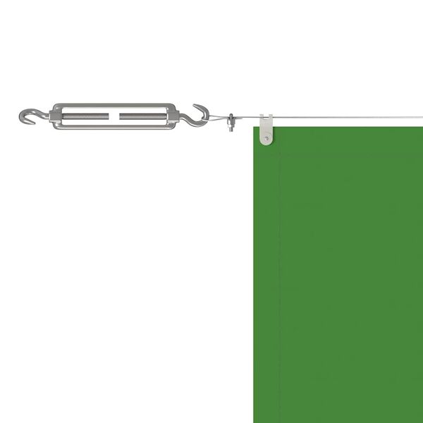 vidaXL Auvent vertical Vert clair 100x1200 cm Tissu oxford