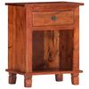 vidaXL Table de chevet 40 x 30 x 50 cm Bois d'acacia massif