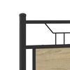 vidaXL Cadre de lit sans matelas ch&ecirc;ne sonoma 120x190 cm
