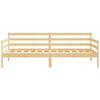 vidaXL Lit de jour sans matelas bois de pin massif 90x200 cm