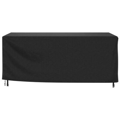 vidaXL Housse de salon de jardin noir 225x143x90 cm imperméable 420D