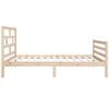 vidaXL Cadre de lit sans matelas 90x190 cm bois massif
