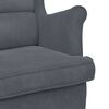vidaXL Chaise &agrave; bascule Gris fonc&eacute; 92 x 71 x 100 cm Contreplaqu&eacute;