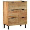vidaXL Buffet marron 60x33x75 cm bois massif de manguier