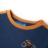 Sweatshirt pour enfants bleu indigo 116
