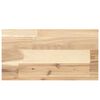 vidaXL &Eacute;tag&egrave;res flottantes 3 pcs 40x20x4 cm acacia massif non trait&eacute;