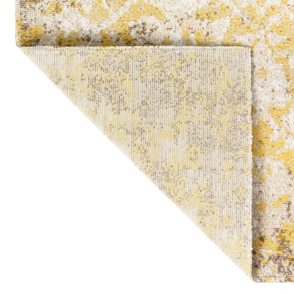 vidaXL Tapis à tissage plat d'extérieur 80x150 cm Jaune