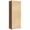 vidaXL Buffet haut ch&ecirc;ne marron 70x42,5x185 cm bois d'ing&eacute;nierie