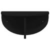 vidaXL &Eacute;tag&egrave;re Murale 2 pcs Noir 38 x 19 x 19 cm Bois d'ing&eacute;nierie