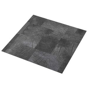 vidaXL Lattes de rev&ecirc;tement de sol autocollantes Structure bois grise