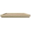 vidaXL Cadre de lit sans matelas ch&ecirc;ne sonoma 200x200 cm