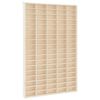 vidaXL Vitrine de collection en bois avec 90 compartiments 50,5 x 4,5 x 79 cm