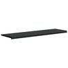 vidaXL Appui de fen&ecirc;tre Noir avec grain de bois 140 x 45 x 4,5 cm PVC