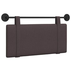 vidaXL T&ecirc;te de lit suspendue Marron fonc&eacute; Tissu