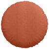 vidaXL Coussins de si&egrave;ge 2 pcs Rouge orange &Oslash; 80 cm