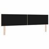 vidaXL T&ecirc;te de lit Cr&egrave;me 200 cm tissu