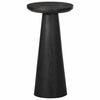vidaXL Table d'appoint noir &Oslash;30x60 cm bois de manguier massif