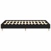 vidaXL Cadre de lit Ch&ecirc;ne noir 193 x 138 x 25 cm Bois d'ing&eacute;nierie