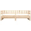 vidaXL Lit coulissant sans matelas 2x(80x200) cm Bois de pin massif