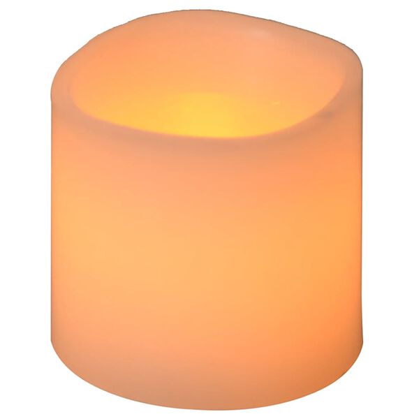 vidaXL Bougies &eacute;lectriques &agrave; LED 24 pcs Blanc chaud