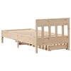 vidaXL Cadre de lit sans matelas 90x200 cm bois de pin massif