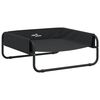vidaXL Lit sur&eacute;lev&eacute; pour chien anthracite tissu Oxford et acier